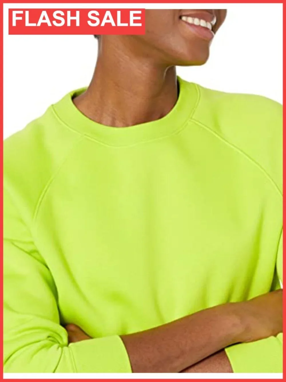 Women's Relaxed Fit Crewneck Pullover Sweatshirt Long Sleeve Rib Detail
